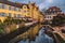 Canal and Medieval Detached Houses in Colmar