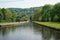 Canal on Pontcysyllte Aqueduct Llangollen Wales UK