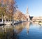 Canal with reflection