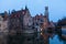 Canal and Reflection in Bruges, Belgium