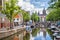 Canal and St. Nicolas Church in Amsterdam