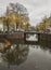 A canal and a tree reflection, Amsterdam.