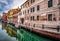 Canal in Venice famous landmark, Italy, Europe