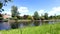 Canal view; beautiful houses; amazing scene