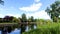 Canal view; beautiful houses; amazing scene