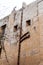 Canalization on Historic facade in Mdina city of Malta
