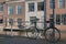 Canals, Brick Houses, Parked Bicycles in Delft, Netherlands