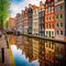 The canals and charming architecture of Amsterdam