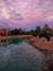 The canals in the resort of El Gouna