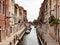 The canals in Venice, Italy