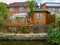 Canalside house on the Trent and Mersey Canal