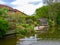 Canalside house on the Trent and Mersey Canal