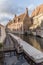 Canalside houses Bruges