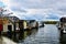 Canandaigua Boathouses on Lake