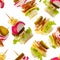 Canape seamless wallpaper background