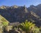 Canary Island, Tenerife, view on canyon Masca valley with wooden