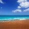 Canary Islands brown sand beach turquoise water