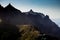 Canary Islands, Tenerife, mountainous terrain and rocks in the Atlantic