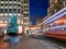 Canary Wharf and Canada square in Christmas