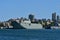 Canberra- class Landing Helicopter Dock HMAS Canberra L02 at Fleet Base in East Sydney Harbour