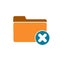 Cancel close delete exit folder logout remove icon