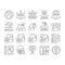 Cancel Culture And Discrimination Icons Set Vector