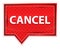 Cancel misty rose pink banner button