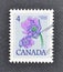 Cancelled postage stamp printed by Canada, that shows Hepatica acutiloba - Sharp-Lobed Liverleaf flower