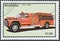 Cancelled postage stamp printed by Nicaragua, that shows Fire Engine