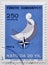 Cancelled postage stamp printed by Turkey, that shows NATO symbols