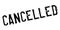 Cancelled rubber stamp