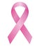 Cancer awareness pink ribbon