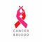 Cancer care logo design template