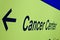 Cancer Center Sign