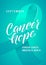 Cancer hope. Ovarian Cancer Awareness Label. Vector Tamplate with Teal Ribbon - Symbol of Cancer Fight