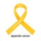 Cancer Ribbon. Appendix cancer.