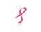 cancer ribbon vector icon