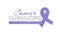 Cancer Survivors Month Isolated Logo Icon Sign