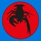 cancers of the emblem . Marine crustaceans , crawfish silhouette, crayfish icon, lobster sign, crawfish . group of arthropods . sy