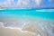 Cancun caribbean white sand beach