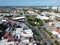 Cancun downtown aerial view, Quintana Roo, Mexico