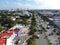 Cancun downtown aerial view, Quintana Roo, Mexico