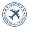Cancun International Airport logo.
