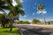 CANCUN, MEXICO - 6 MARCH 2015: Caribbean street with  sign Retorno