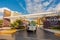 CANCUN, MEXICO - JANUARY 10, 2018: Outdoor view of the enter of Hard Rock Cafe in Cancun at the Forum center in Cancun`s