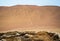 The candelabro, pre-Inca ruins on the coast of Paracas in Peru