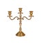 Candelabrum on a white background isolated