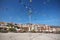 Candelaria major square, famous touristic town in Tenerife, Canary islands, Spain.