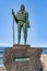 Candelaria, Tenerife, Spain, June 19, 2022.Statue of the Guanche King Pelinor in Candelaria, Tenerife, Canary Islands.
