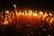 Candels in orthodox church